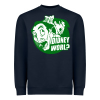 Navy didney worl Heavyweight Sweatshirt - artisFamous