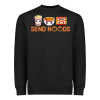 Black send noods Heavyweight Sweatshirt - artisFamous