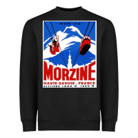 Black Savoie France Blue Heavyweight Sweatshirt - artisFamous
