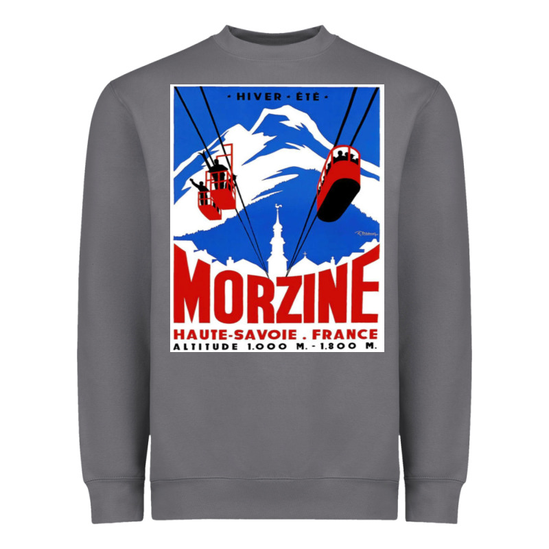 Savoie France Blue Heavyweight Sweatshirt by artisFamous | Teevron