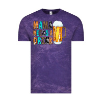 Cloud Purple Mama Needs a Drink Vintage Tee - CowCowDesign