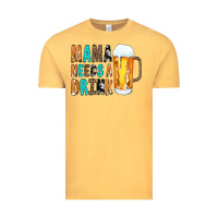 Vintage Mustard Mama Needs a Drink Vintage Tee - CowCowDesign