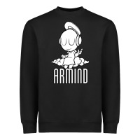 Black Armin Van Buuren Armind Heavyweight Sweatshirt - artisFamous