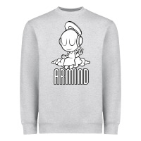 Heather Grey Armin Van Buuren Armind Heavyweight Sweatshirt - artisFamous