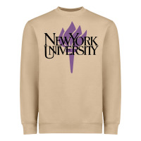 Mushroom New York University Heavyweight Sweatshirt - artisFamous