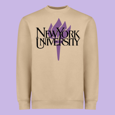 New York University Heavyweight Sweatshirt Designed By Artisfamous