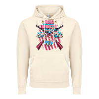 Vintage Artic Red white and pew pew pew Vintage Hoodie - FaDigitalArtStudio