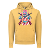 Vintage Mustard Red white and pew pew pew Vintage Hoodie - FaDigitalArtStudio
