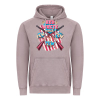 Vintage Zinc Red white and pew pew pew Vintage Hoodie - FaDigitalArtStudio