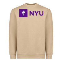 Mushroom nyu new york university purple Heavyweight Sweatshirt - artisFamous