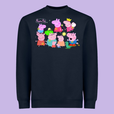 Peppa Pig Heavyweight Sweatshirt Designed By Artisfamous