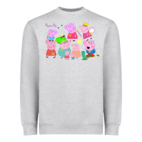 Heather Grey Peppa Pig Heavyweight Sweatshirt - artisFamous