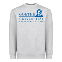 Heather Grey Goethe University Frankfurt Am Main Heavyweight Sweatshirt - artisFamous