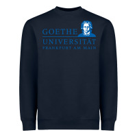 Navy Goethe University Frankfurt Am Main Heavyweight Sweatshirt - artisFamous