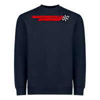 Navy martinsville speedway Heavyweight Sweatshirt - artisFamous