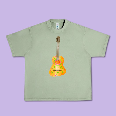 Mexican Vihuela Fa Element 1 Urban Heavy Tee Designed By Fadigitalartstudio