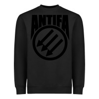 Black anti blue check action Heavyweight Sweatshirt - artisFamous