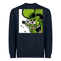 Navy rat fink Heavyweight Sweatshirt - artisFamous