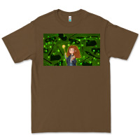 Cacao wizard girl and cat Premium Tee - TumblerDesignByShophia
