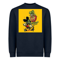 Navy rat fink 02 Heavyweight Sweatshirt - artisFamous