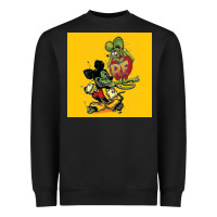Black rat fink 02 Heavyweight Sweatshirt - artisFamous