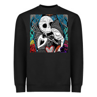 Black the nightmare before christmas 2 Heavyweight Sweatshirt - artisFamous