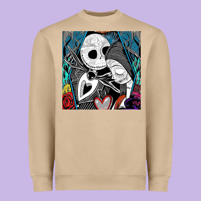 The Nightmare Before Christmas 2 Heavyweight Sweatshirt Designed By Artisfamous