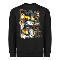 Black cool cats and kittens Heavyweight Sweatshirt - artisFamous