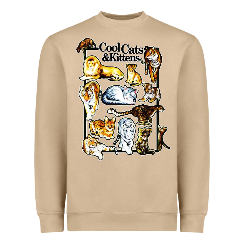 Cool Cats And Kittens Heavyweight Sweatshirt by artisFamous | Teevron