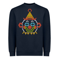 Navy lite brite Heavyweight Sweatshirt - artisFamous