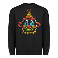 Black lite brite Heavyweight Sweatshirt - artisFamous