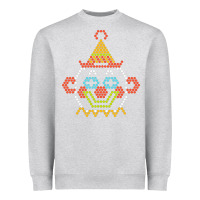 Heather Grey lite brite Heavyweight Sweatshirt - artisFamous