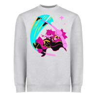 Heather Grey deltarune Heavyweight Sweatshirt - artisFamous