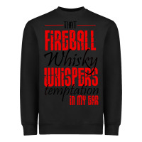 Black fireball whisky whispers Heavyweight Sweatshirt - artisFamous