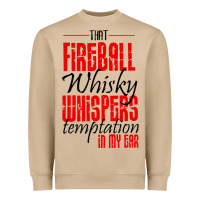 Mushroom fireball whisky whispers Heavyweight Sweatshirt - artisFamous