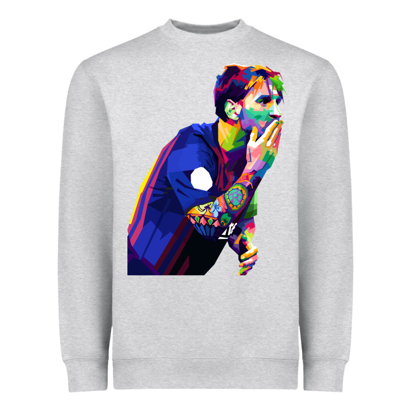 Lionel Messi Heavyweight Sweatshirt by artisFamous | Teevron