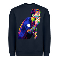 Navy LIONEL MESSI Heavyweight Sweatshirt - artisFamous