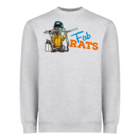 Heather Grey fabrats Heavyweight Sweatshirt - artisFamous