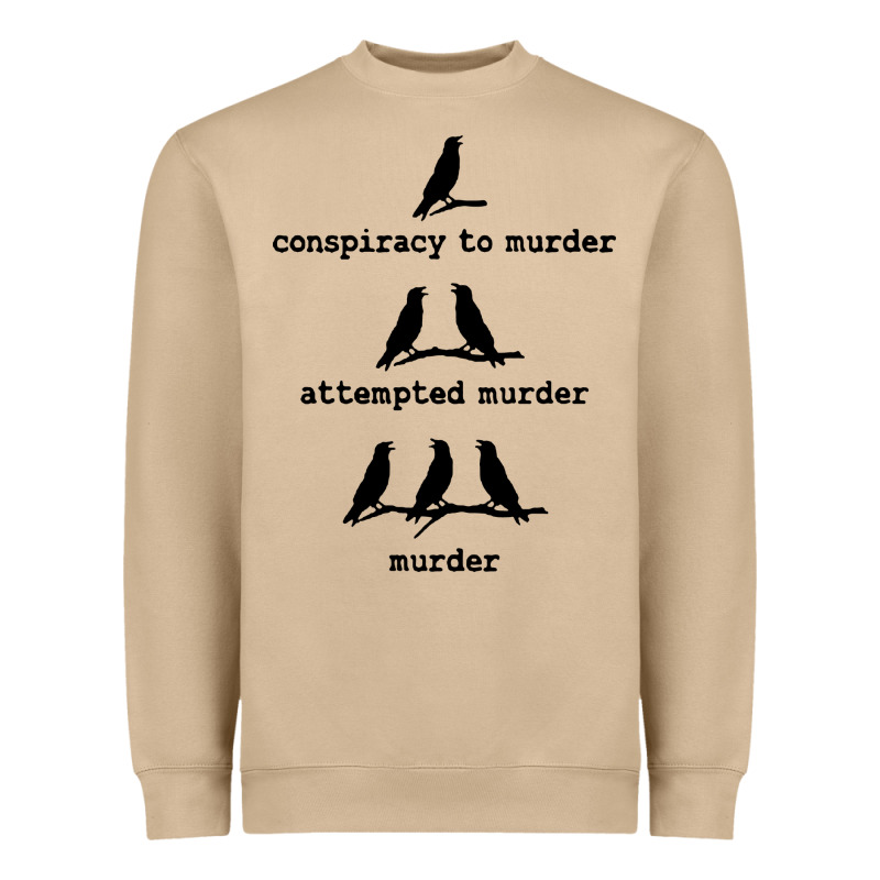 Attempted Murder Cute Heavyweight Sweatshirt by artisFamous | Teevron