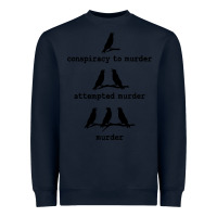 Navy attempted murder cute Heavyweight Sweatshirt - artisFamous