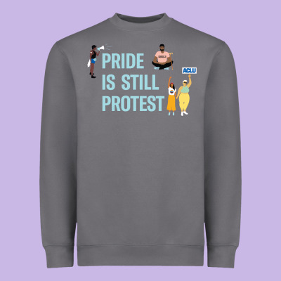 Pride Is Still Protest Heavyweight Sweatshirt Designed By Artisfamous