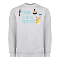Heather Grey pride is still protest Heavyweight Sweatshirt - artisFamous