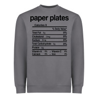 Storm paper plates nutrition facts funny thanksgiving christmas Heavyweight Sweatshirt - artisFamous