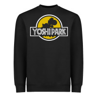 Black yoshi park Heavyweight Sweatshirt - artisFamous