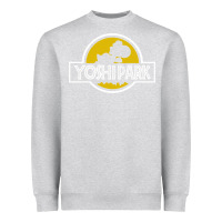 Heather Grey yoshi park Heavyweight Sweatshirt - artisFamous