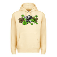 Pina Colada western cowhide leopard glitter shamrocks Premium Hoodie - Jasminsmagicworld