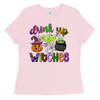 Drink Up Witches Ladies Tee | Teevron