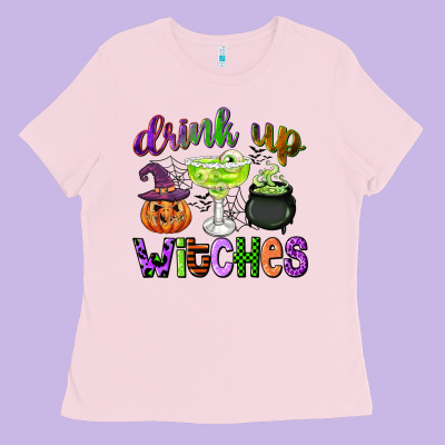 Drink Up Witches Ladies Tee Designed By Cowgirlartshop