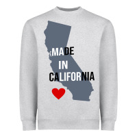 Heather Grey made in california Heavyweight Sweatshirt - artisFamous