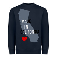 Navy made in california Heavyweight Sweatshirt - artisFamous